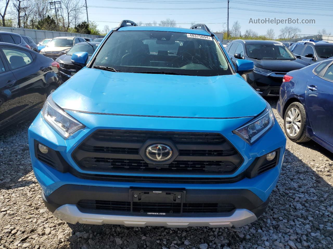 2019 Toyota Rav4 Adventure Blue vin: 2T3J1RFV5KW026259