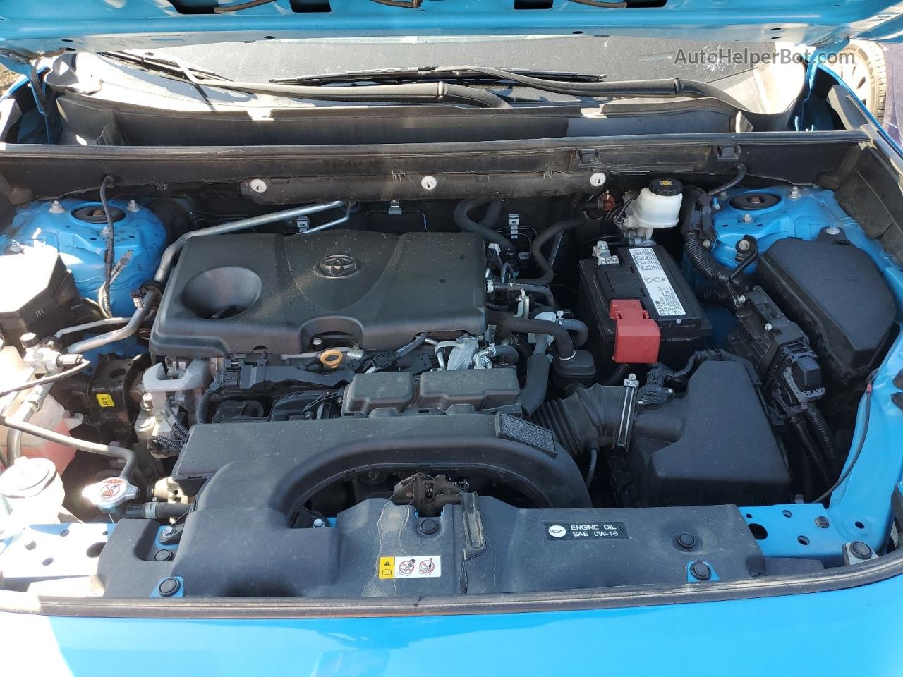 2019 Toyota Rav4 Adventure Blue vin: 2T3J1RFV5KW026259