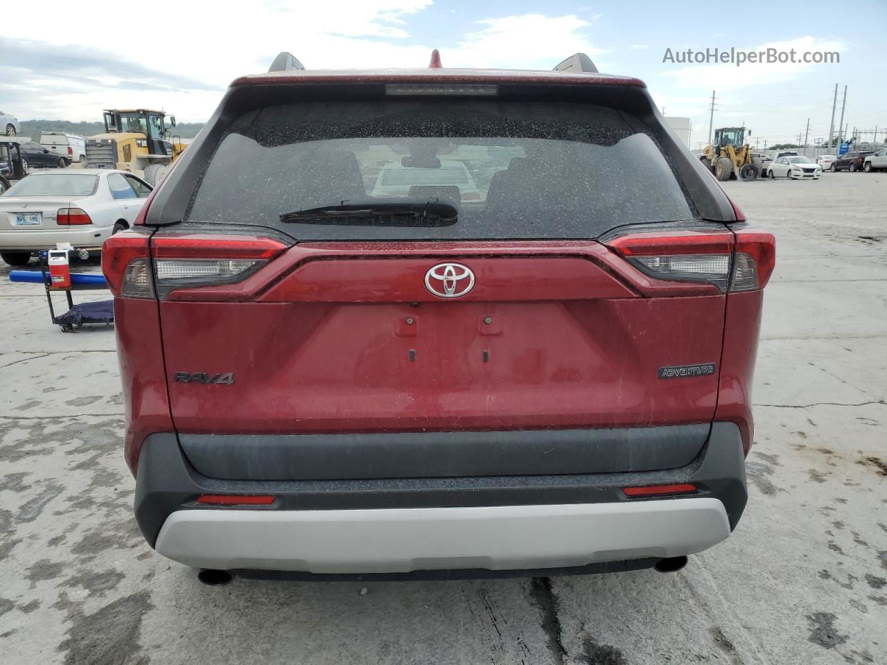 2019 Toyota Rav4 Adventure Burgundy vin: 2T3J1RFV5KW030988