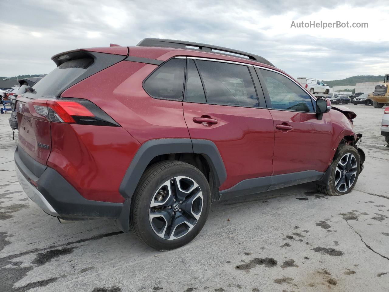 2019 Toyota Rav4 Adventure Burgundy vin: 2T3J1RFV5KW030988