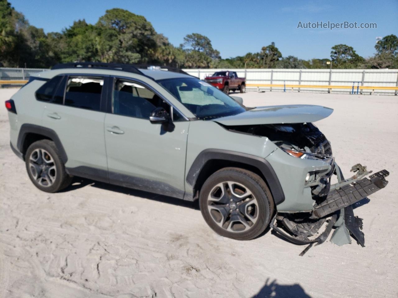 2021 Toyota Rav4 Adventure Green vin: 2T3J1RFV5MW157100