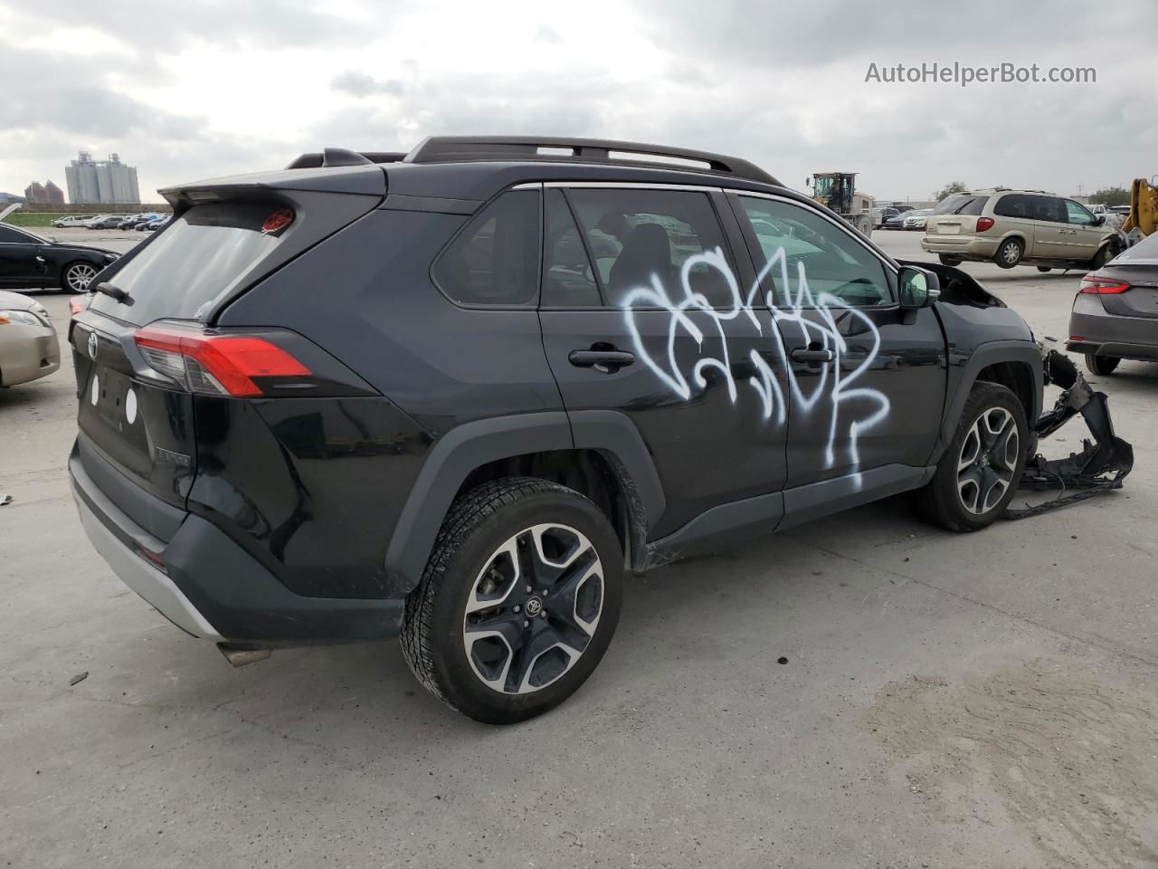 2021 Toyota Rav4 Adventure Black vin: 2T3J1RFV6MW161091