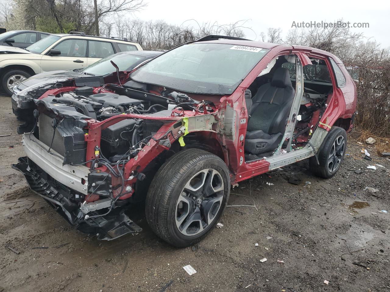 2019 Toyota Rav4 Adventure Red vin: 2T3J1RFV8KW012405