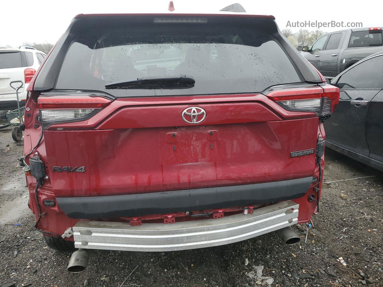 2019 Toyota Rav4 Adventure Red vin: 2T3J1RFV8KW012405