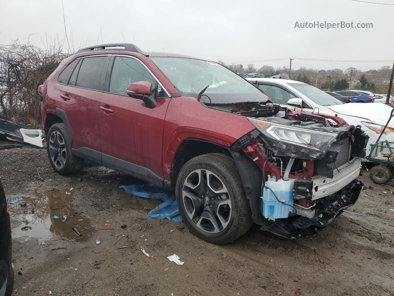 2019 Toyota Rav4 Adventure Red vin: 2T3J1RFV8KW012405