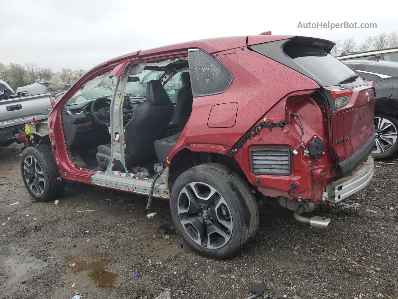 2019 Toyota Rav4 Adventure Red vin: 2T3J1RFV8KW012405