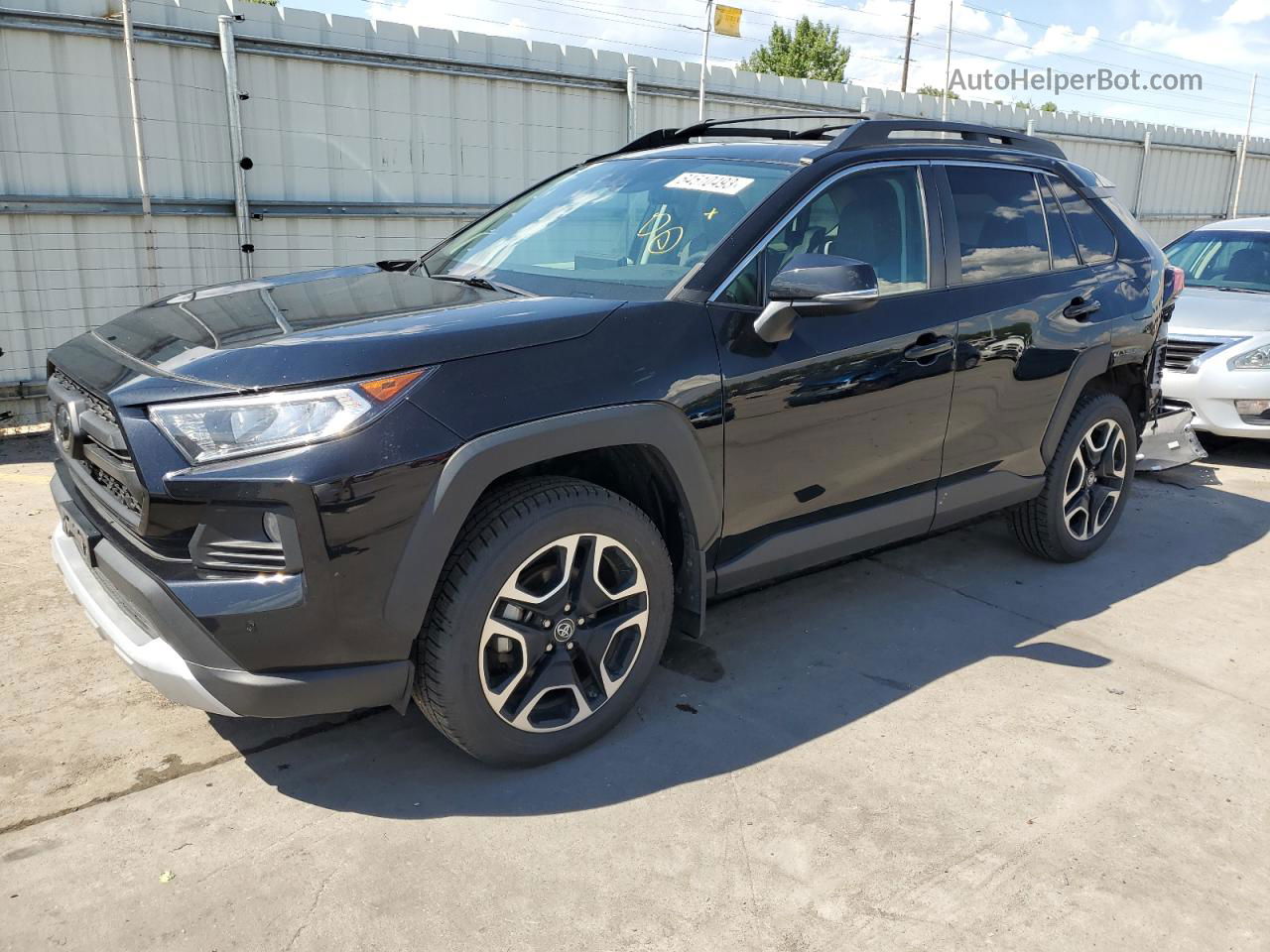 2019 Toyota Rav4 Adventure Black vin: 2T3J1RFV8KW021847