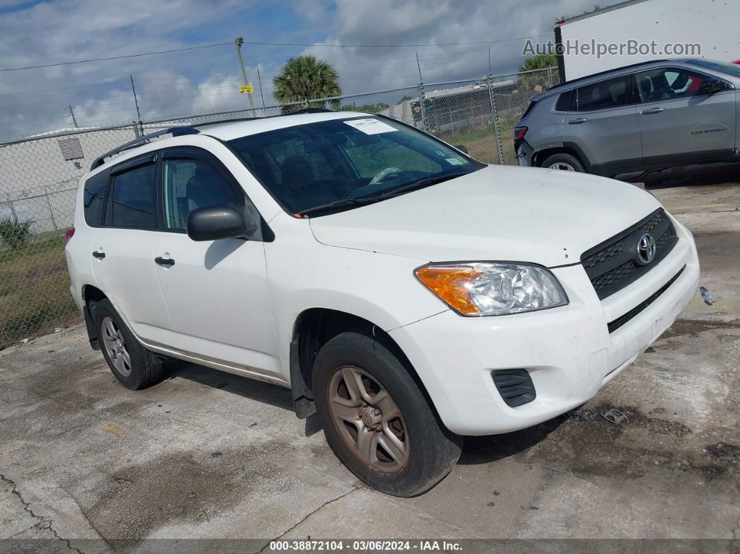 2010 Toyota Rav4   White vin: 2T3JF4DV0AW031147