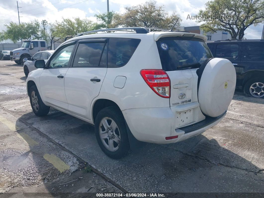 2010 Toyota Rav4   White vin: 2T3JF4DV0AW031147