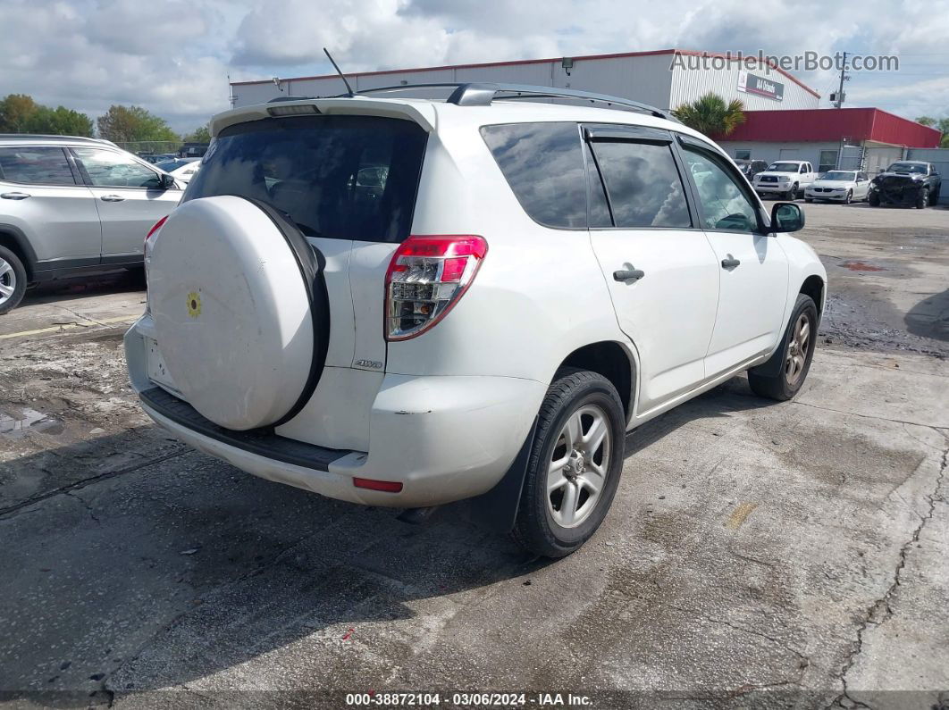 2010 Toyota Rav4   White vin: 2T3JF4DV0AW031147