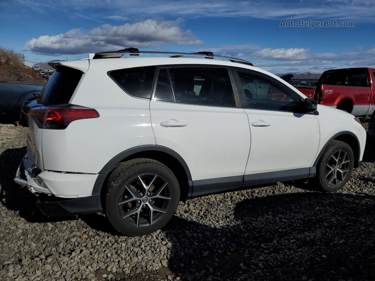 2016 Toyota Rav4 Se White vin: 2T3JFREV0GW421802