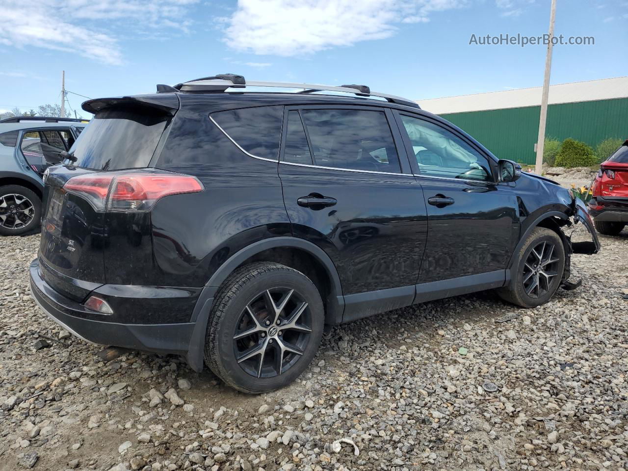 2016 Toyota Rav4 Se Черный vin: 2T3JFREV1GW448328