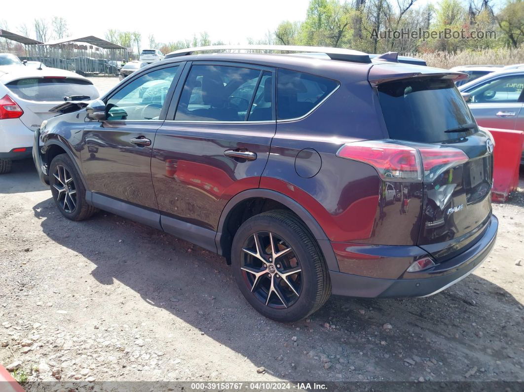 2016 Toyota Rav4 Se Purple vin: 2T3JFREV5GW443617