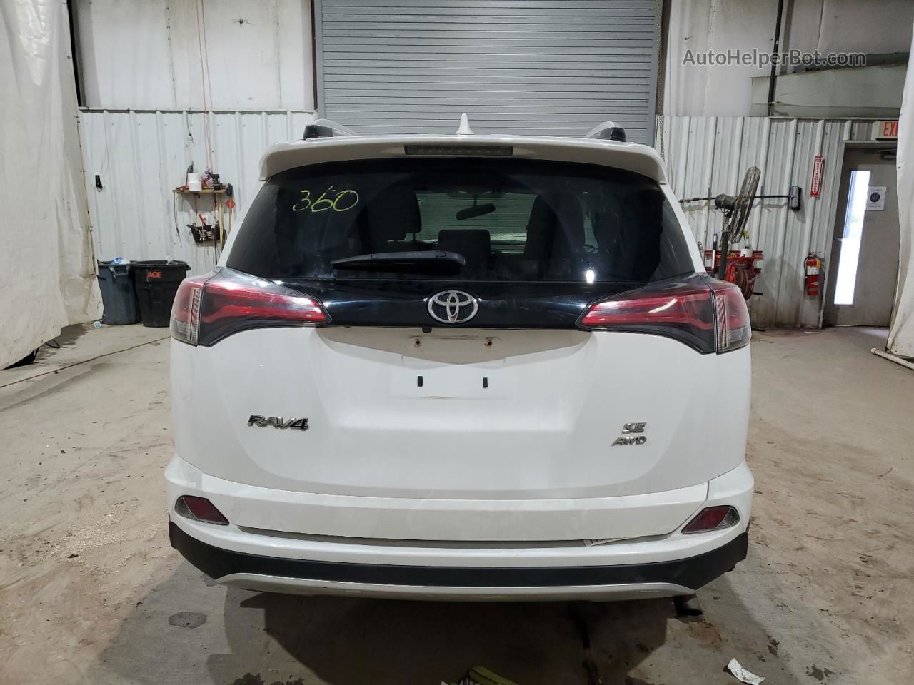 2016 Toyota Rav4 Se White vin: 2T3JFREV9GW529304