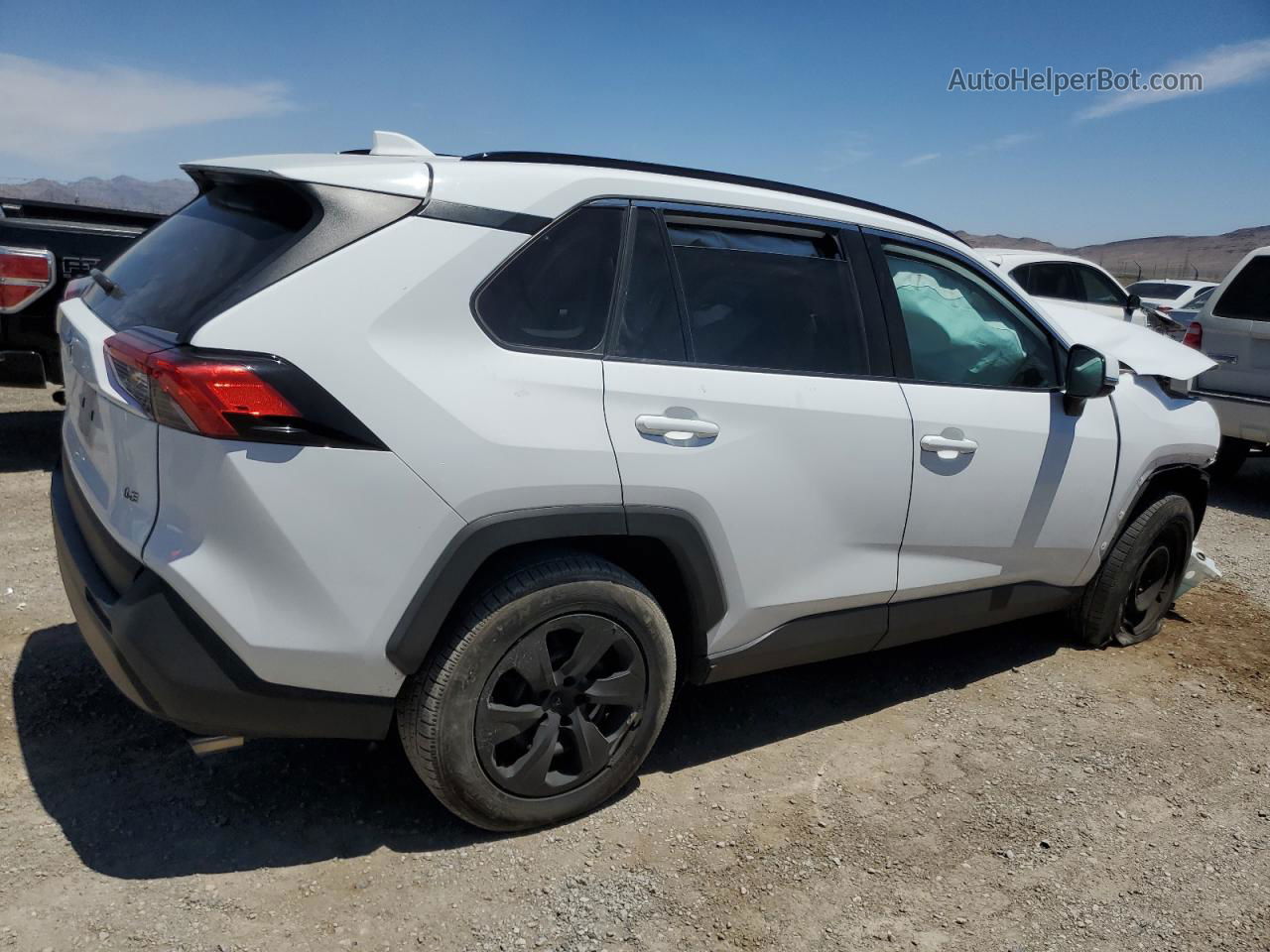 2020 Toyota Rav4 Le White vin: 2T3K1RFV5LC071600