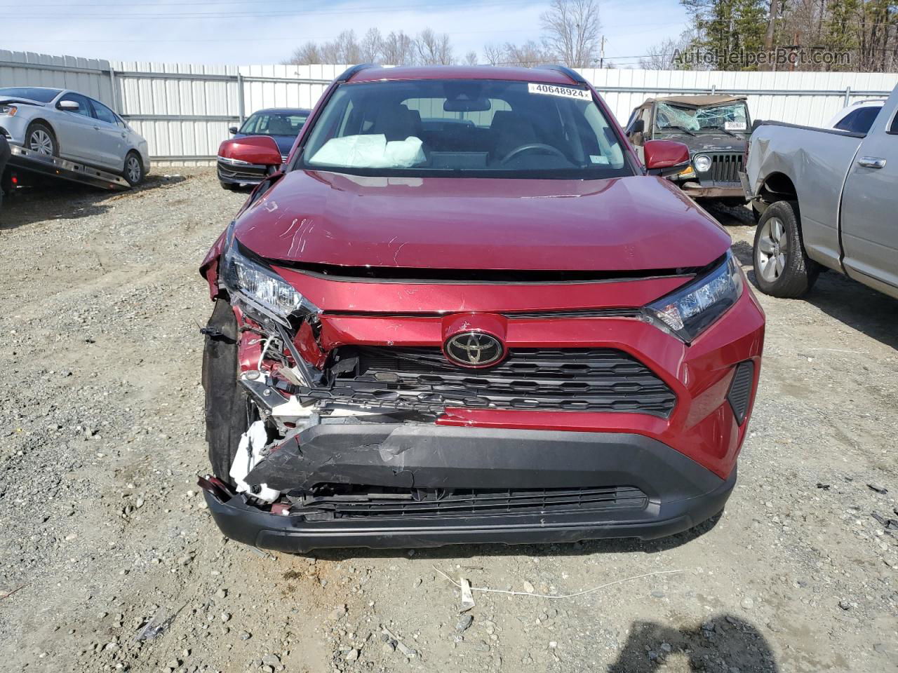 2021 Toyota Rav4 Le Maroon vin: 2T3K1RFV5MW131276