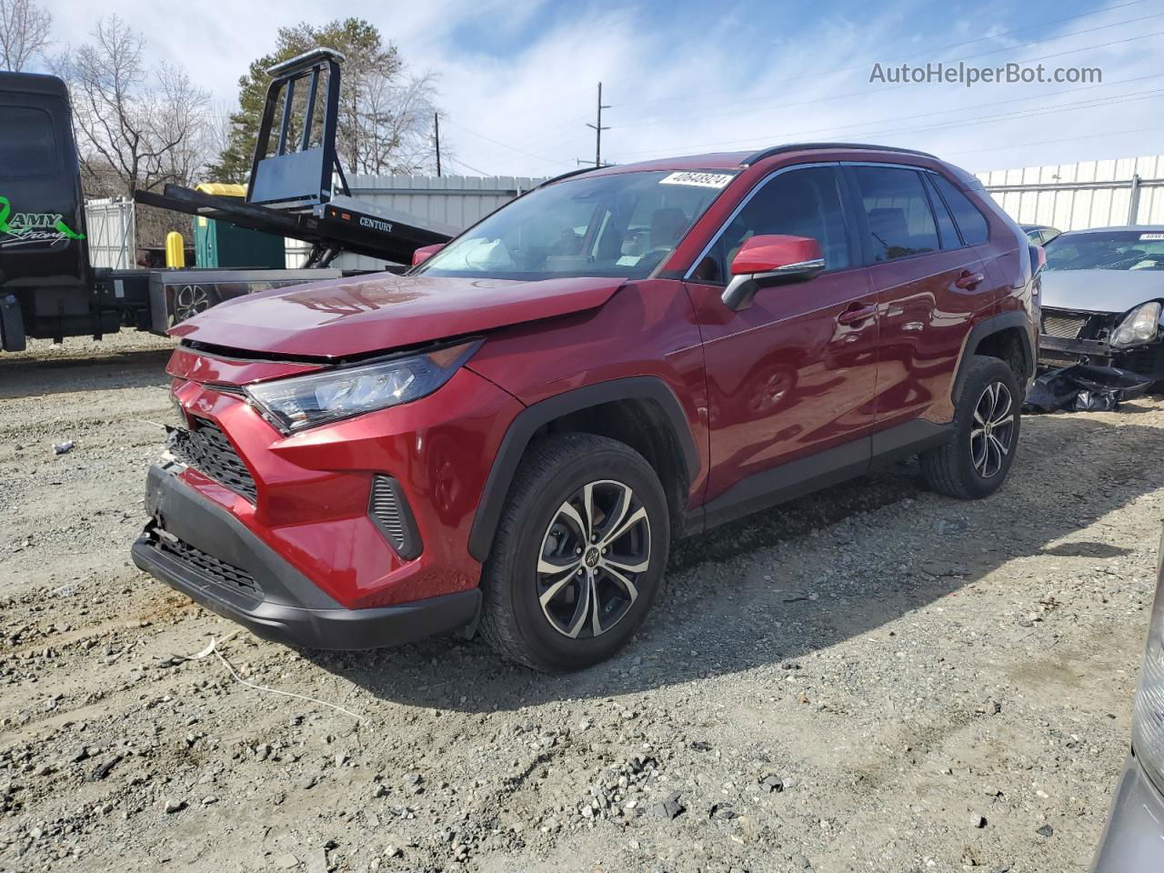 2021 Toyota Rav4 Le Темно-бордовый vin: 2T3K1RFV5MW131276