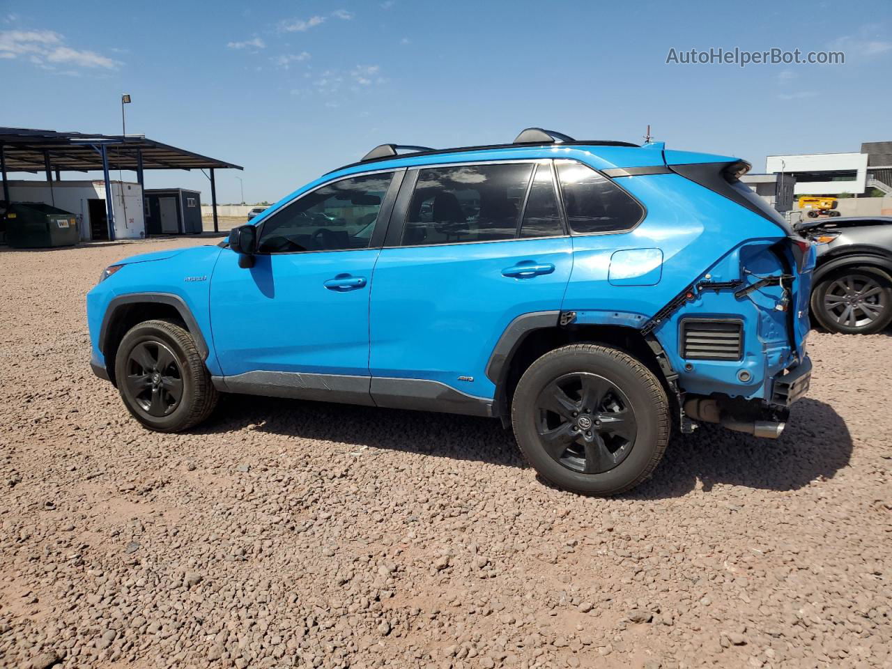 2019 Toyota Rav4 Le Blue vin: 2T3LWRFV2KW020610