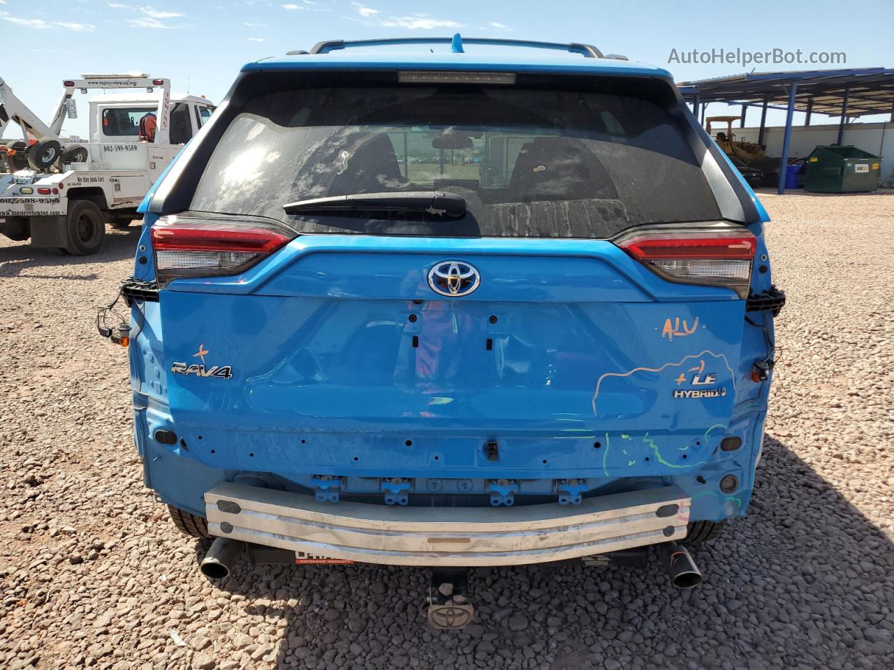 2019 Toyota Rav4 Le Blue vin: 2T3LWRFV2KW020610