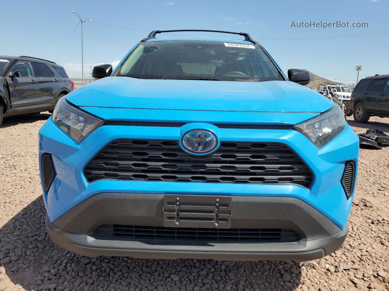 2019 Toyota Rav4 Le Blue vin: 2T3LWRFV2KW020610