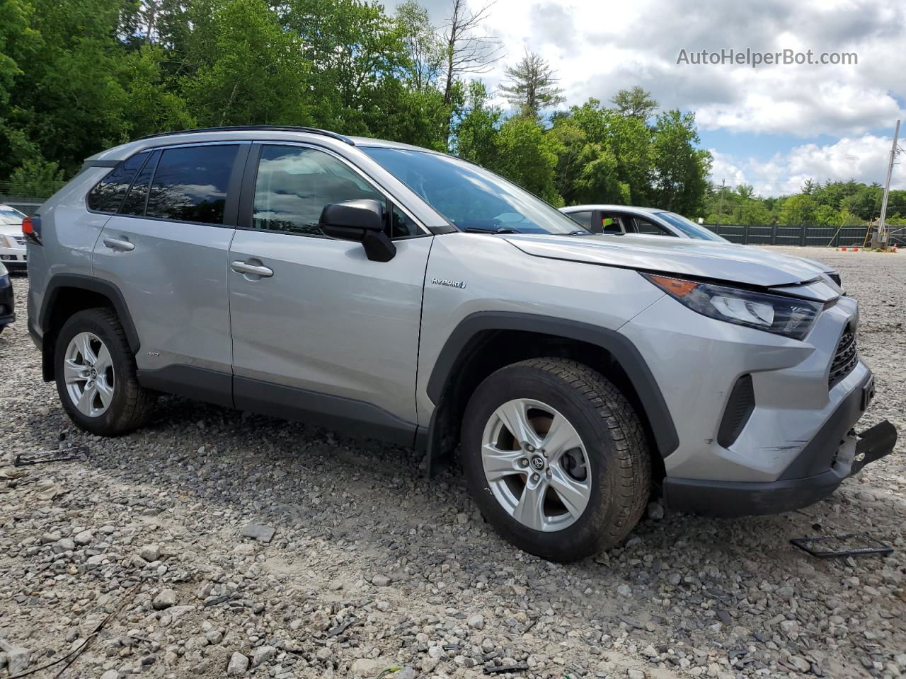 2019 Toyota Rav4 Le Silver vin: 2T3LWRFV8KW034558