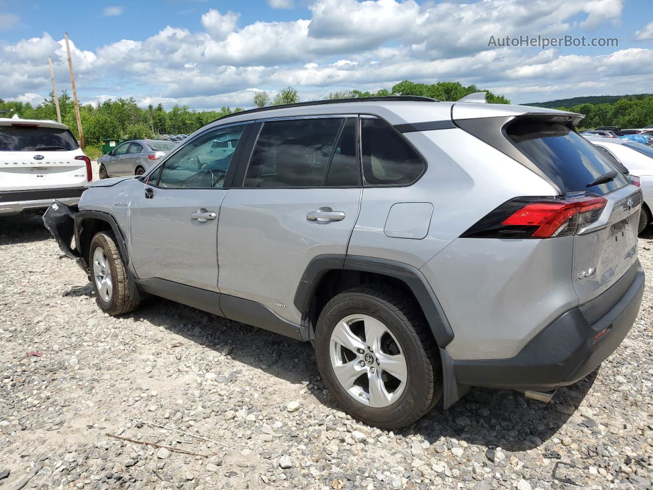 2019 Toyota Rav4 Le Silver vin: 2T3LWRFV8KW034558