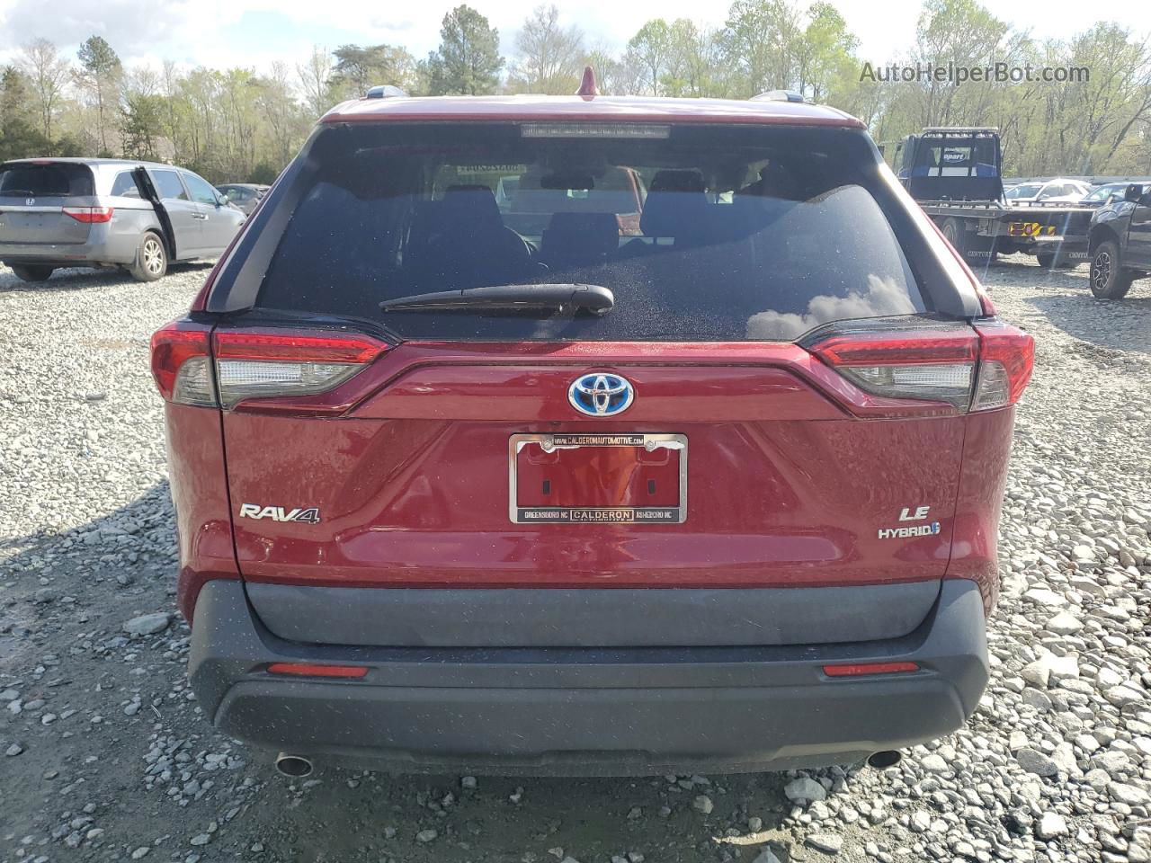 2019 Toyota Rav4 Le Burgundy vin: 2T3MWRFV1KW041016