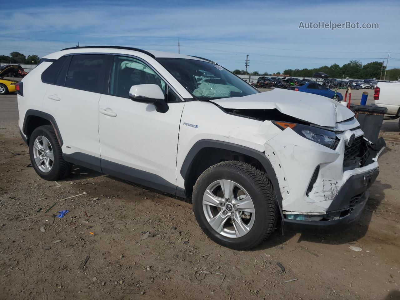 2019 Toyota Rav4 Le Белый vin: 2T3MWRFV9KW031043