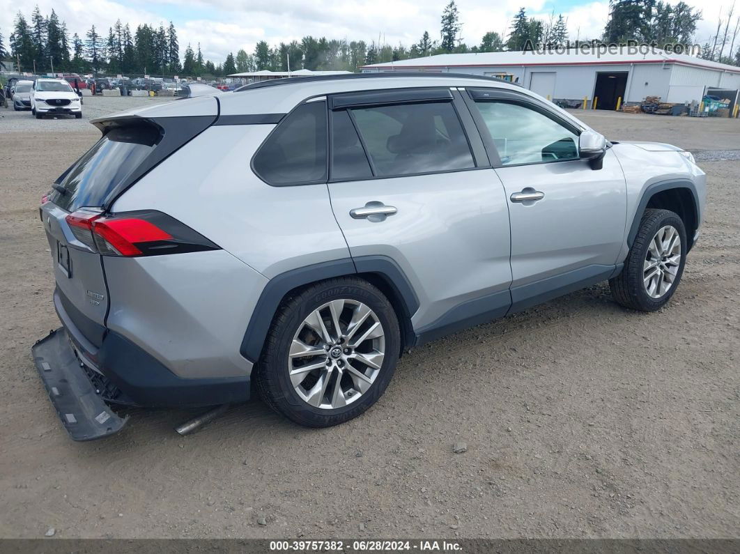 2019 Toyota Rav4 Limited Серебряный vin: 2T3N1RFV1KW039382