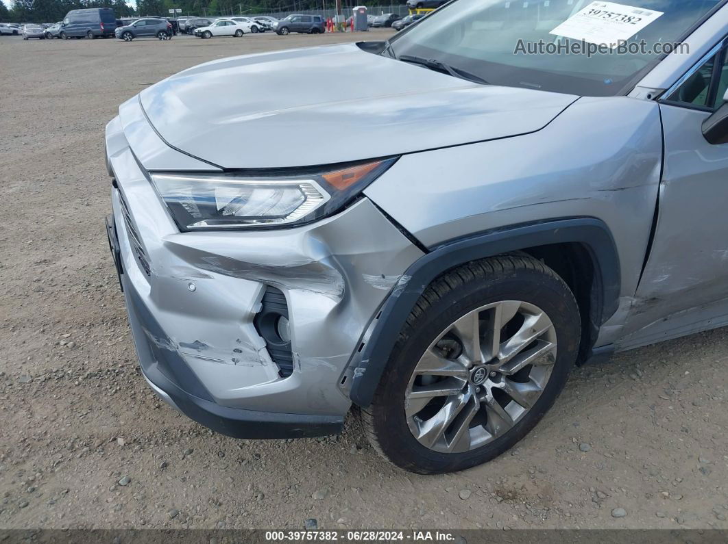 2019 Toyota Rav4 Limited Silver vin: 2T3N1RFV1KW039382