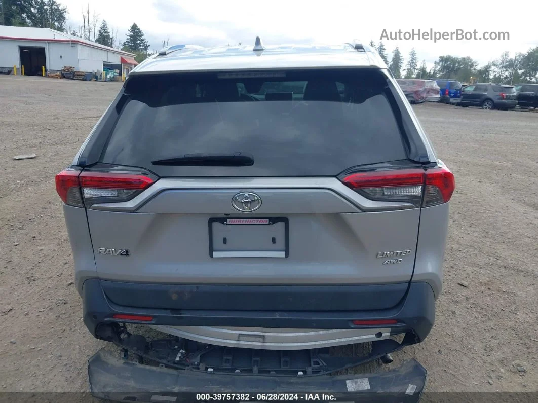 2019 Toyota Rav4 Limited Silver vin: 2T3N1RFV1KW039382