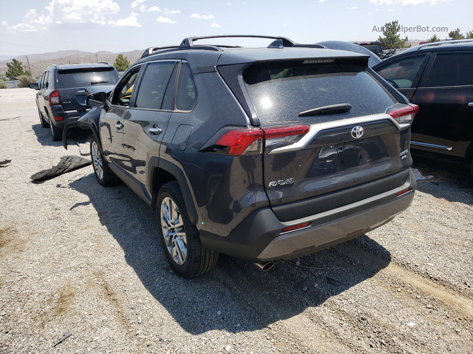 2019 Toyota Rav4 Limited Charcoal vin: 2T3N1RFV3KW048259