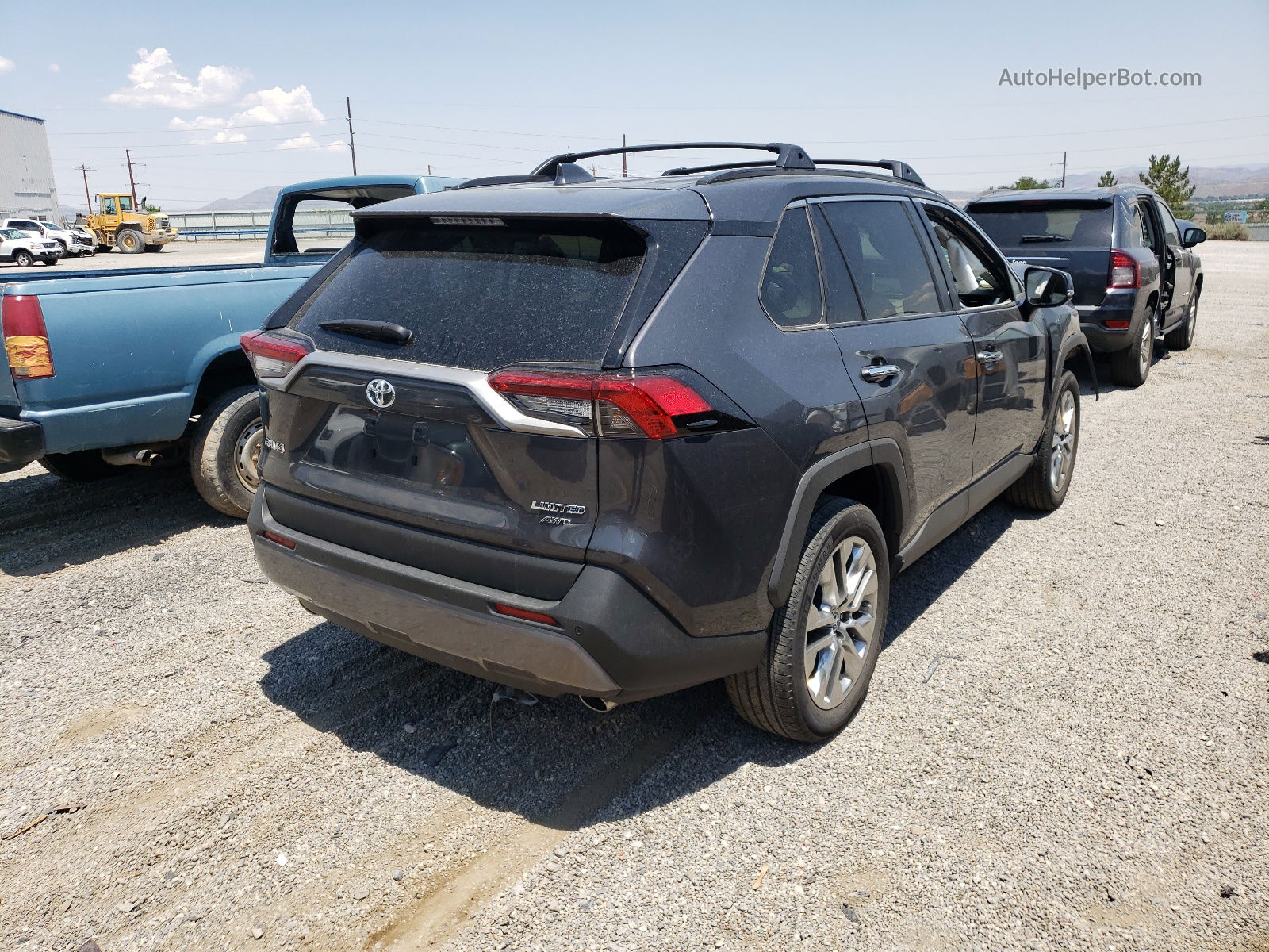 2019 Toyota Rav4 Limited Charcoal vin: 2T3N1RFV3KW048259