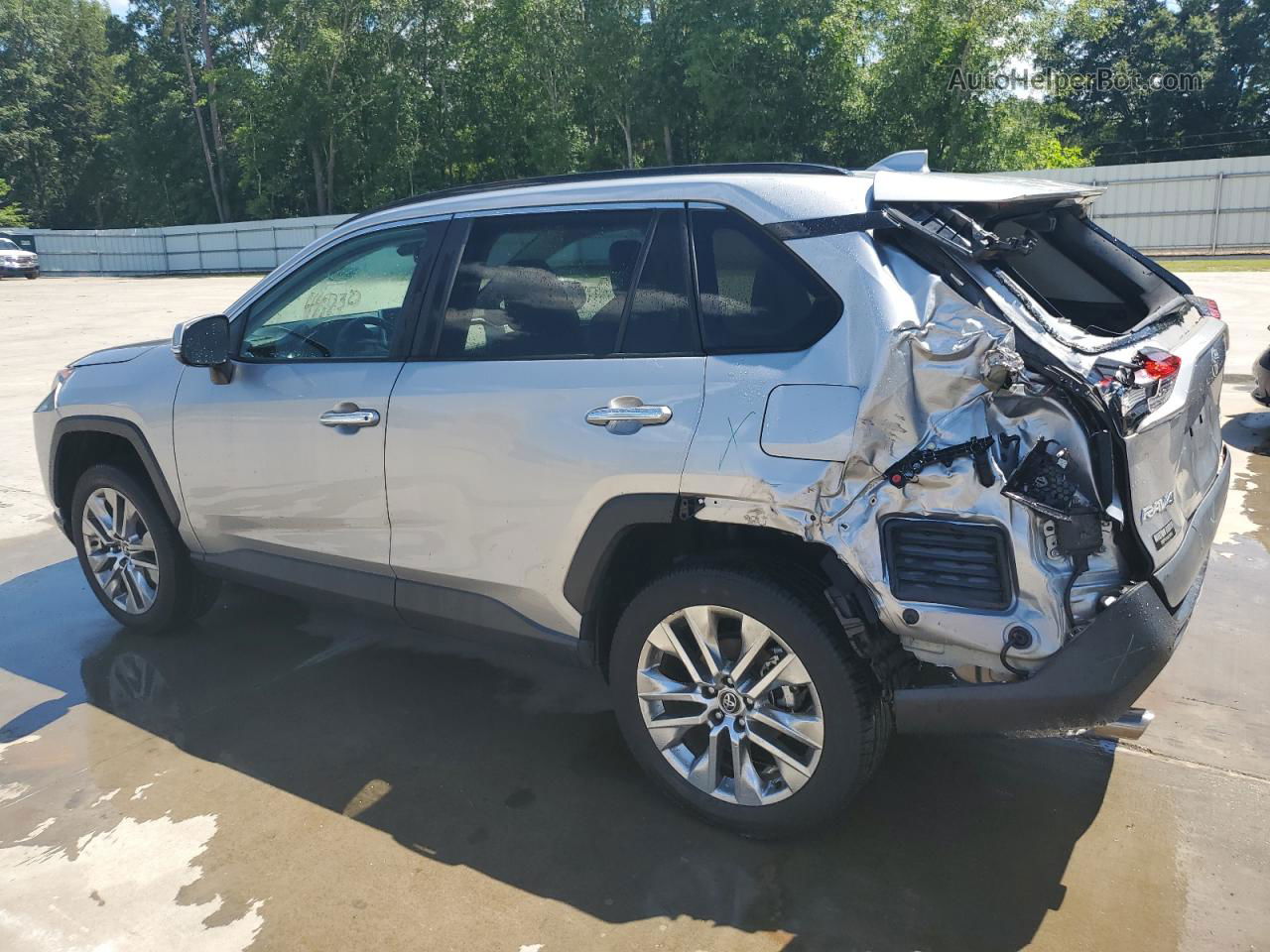 2020 Toyota Rav4 Limited Silver vin: 2T3N1RFV5LC116595