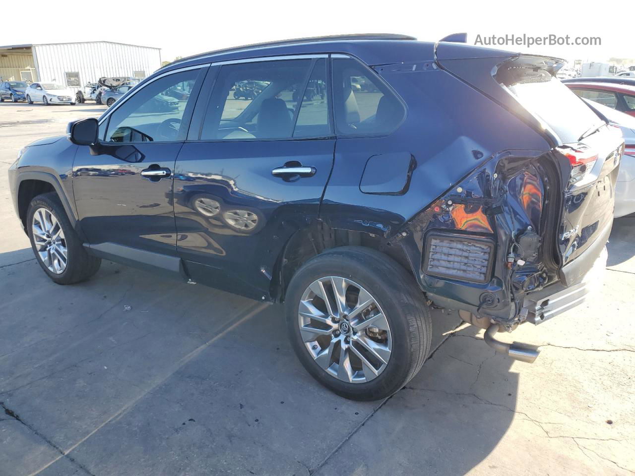 2019 Toyota Rav4 Limited Blue vin: 2T3N1RFV6KW006054