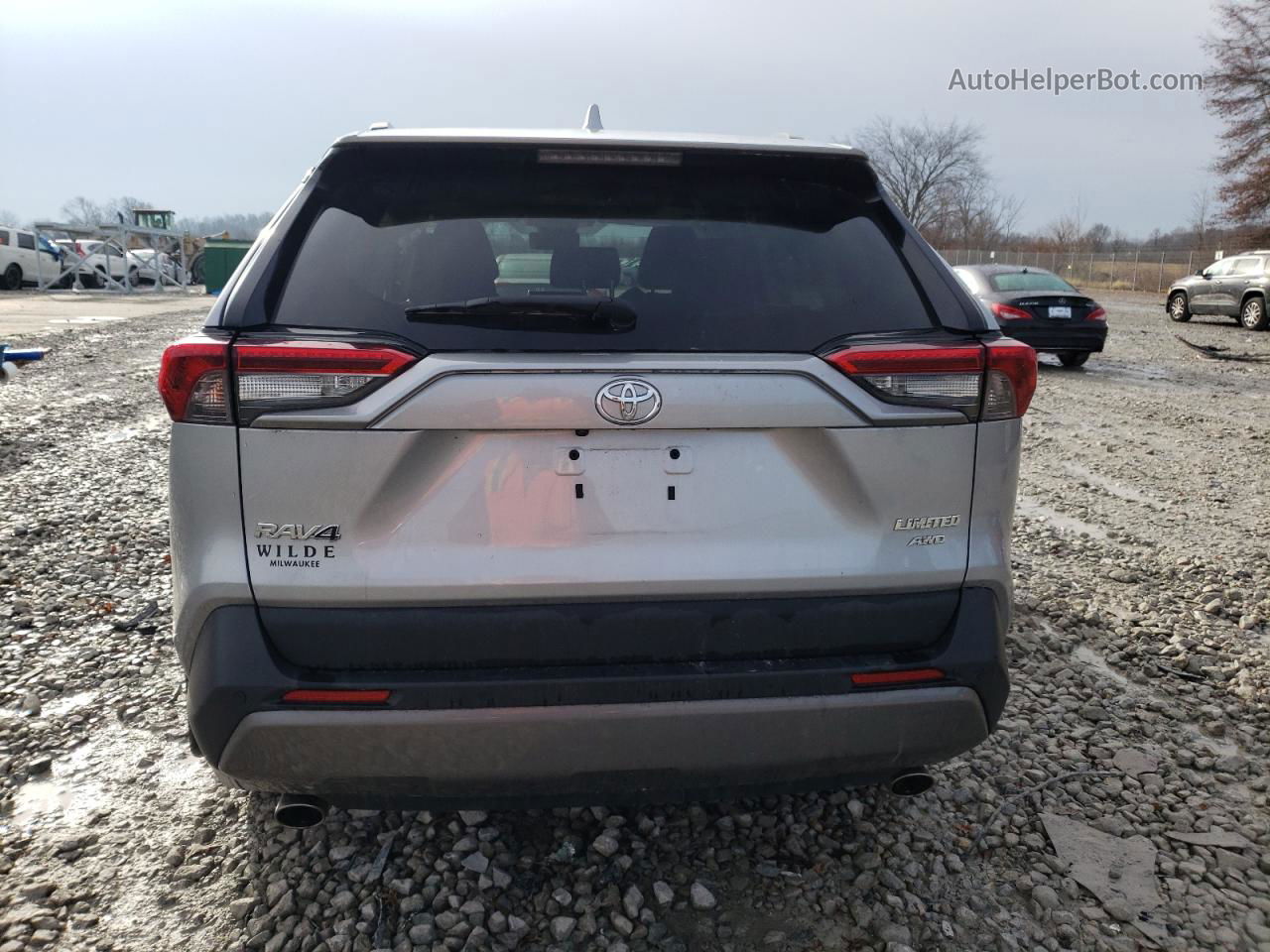 2019 Toyota Rav4 Limited Silver vin: 2T3N1RFVXKW050915