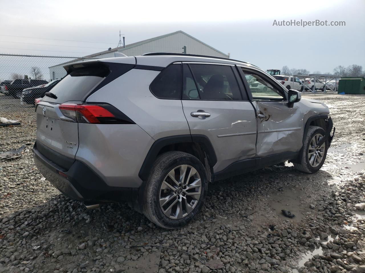 2019 Toyota Rav4 Limited Silver vin: 2T3N1RFVXKW050915