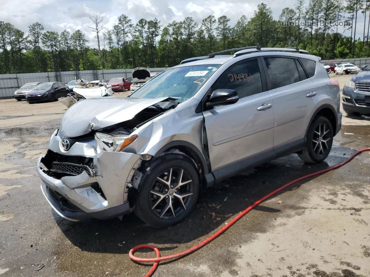 2016 Toyota Rav4 Se Silver vin: 2T3NFREV1GW284595