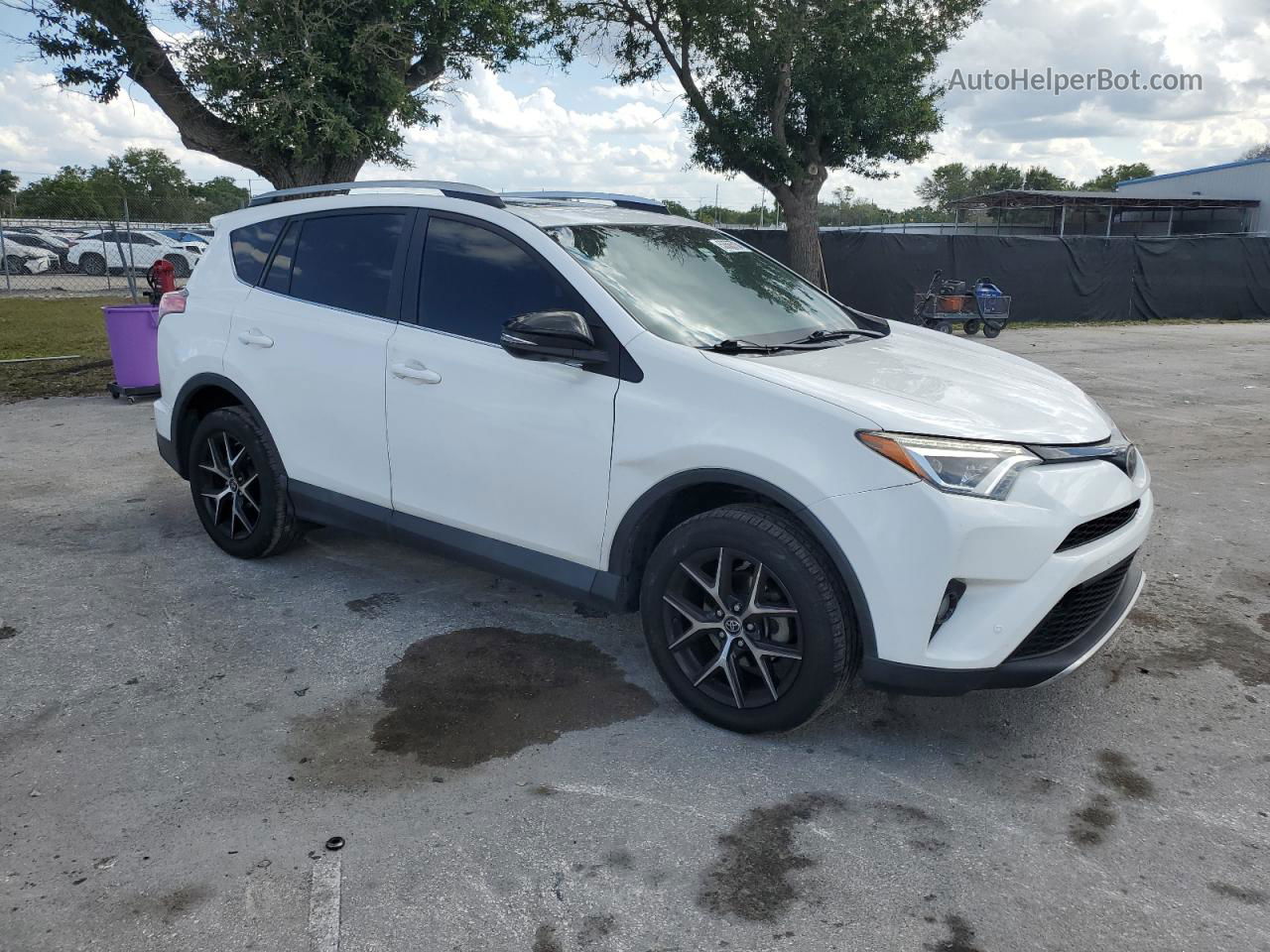 2016 Toyota Rav4 Se White vin: 2T3NFREV6GW262799