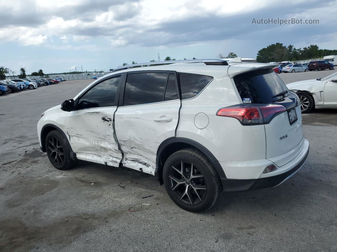 2016 Toyota Rav4 Se White vin: 2T3NFREV6GW262799