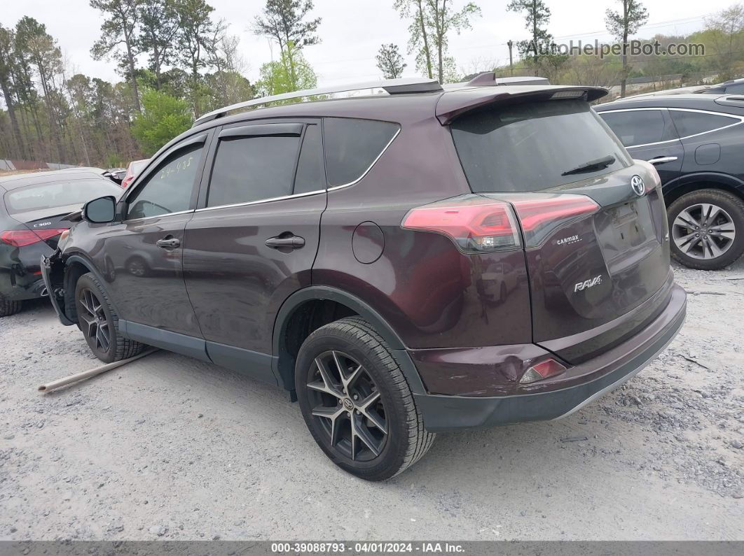 2018 Toyota Rav4 Se Purple vin: 2T3NFREV8JW461263