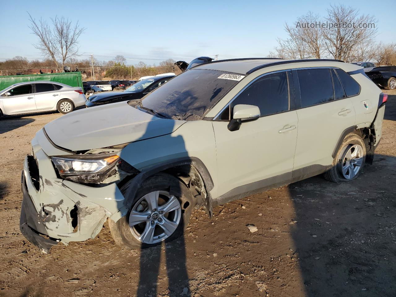 2021 Toyota Rav4 Xle Gray vin: 2T3P1RFV0MW196803