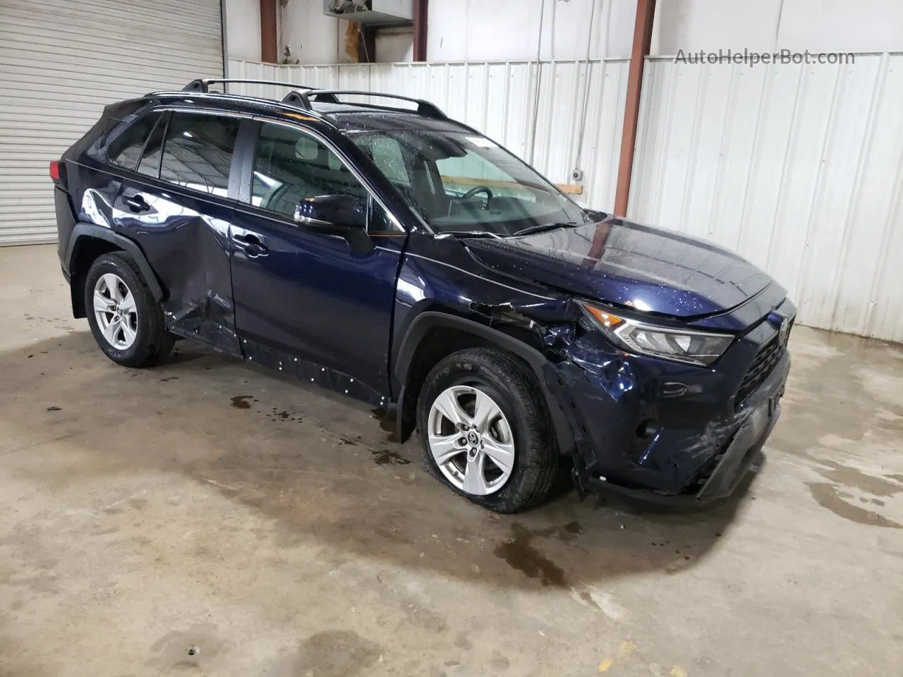 2019 Toyota Rav4 Xle Blue vin: 2T3P1RFV1KC044303