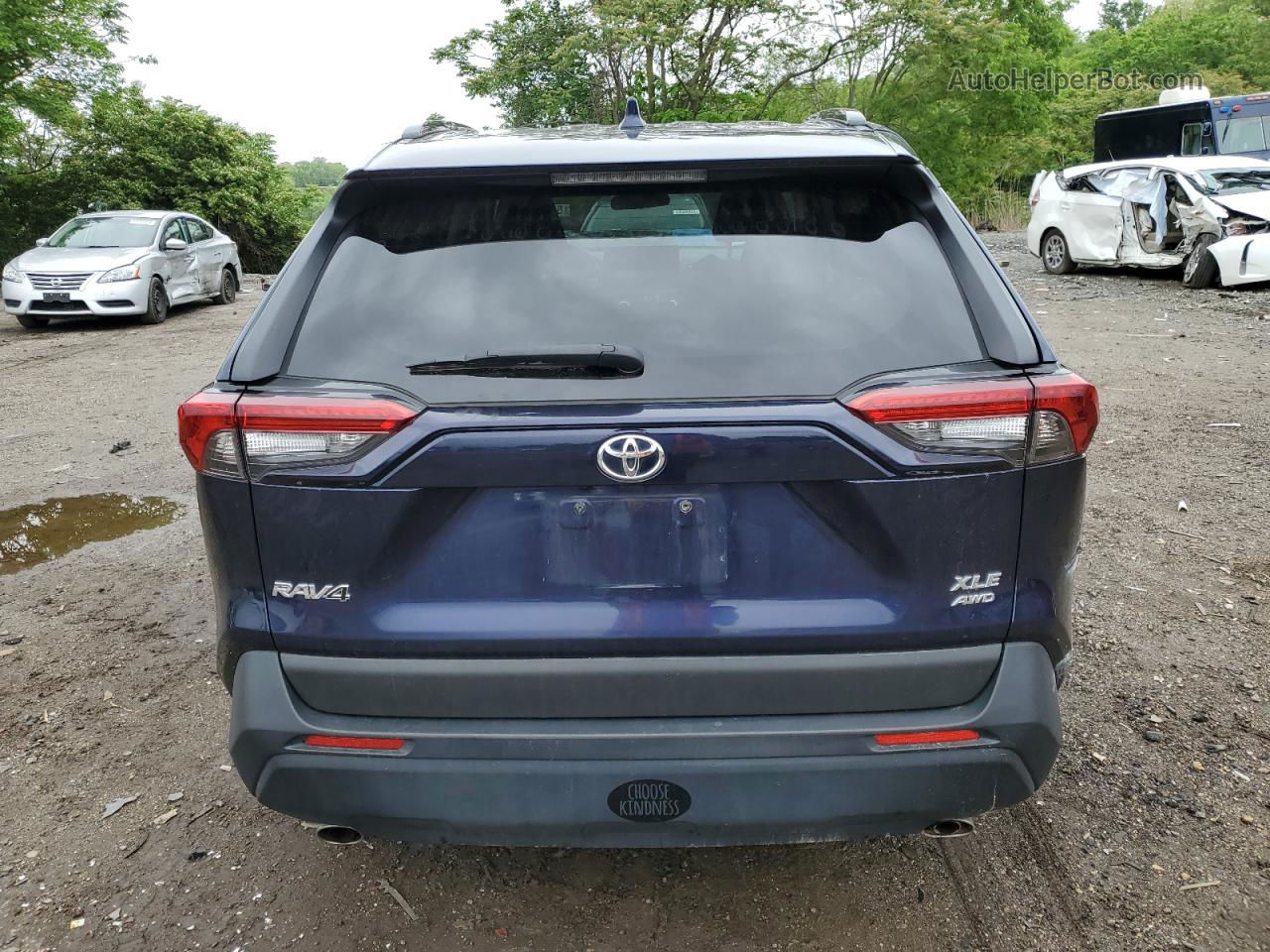 2020 Toyota Rav4 Xle Blue vin: 2T3P1RFV1LC078470