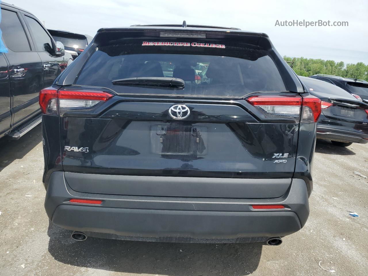 2021 Toyota Rav4 Xle Черный vin: 2T3P1RFV1MC166842