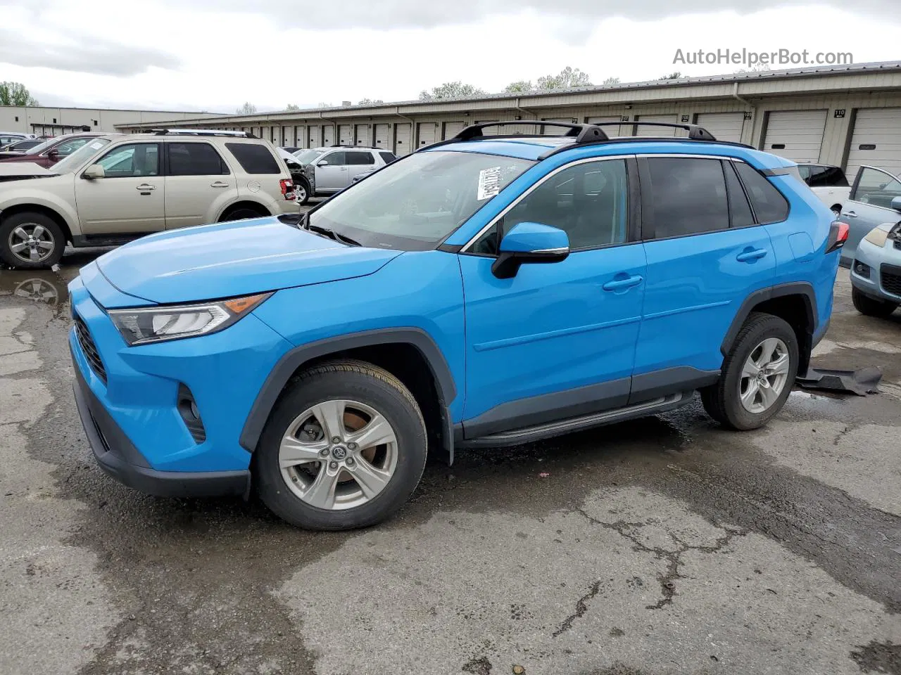 2019 Toyota Rav4 Xle Blue vin: 2T3P1RFV2KW041084