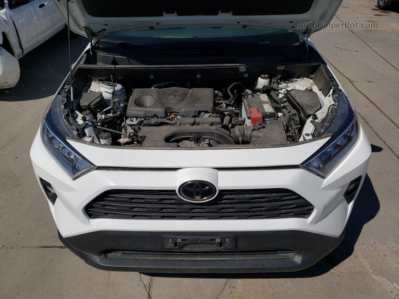 2021 Toyota Rav4 Xle Белый vin: 2T3P1RFV2MC230953