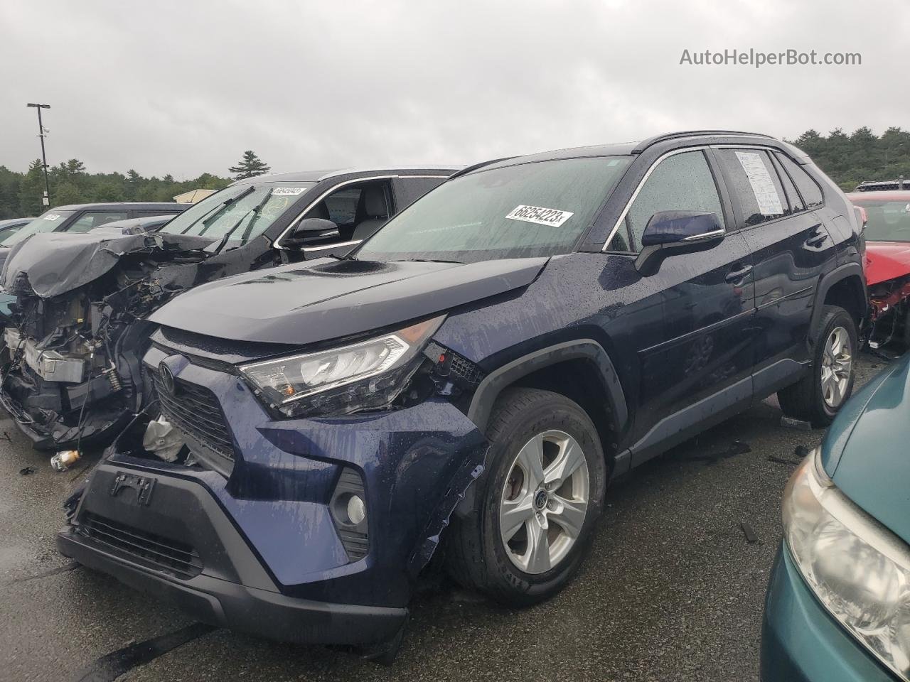 2021 Toyota Rav4 Xle Blue vin: 2T3P1RFV2MW183082