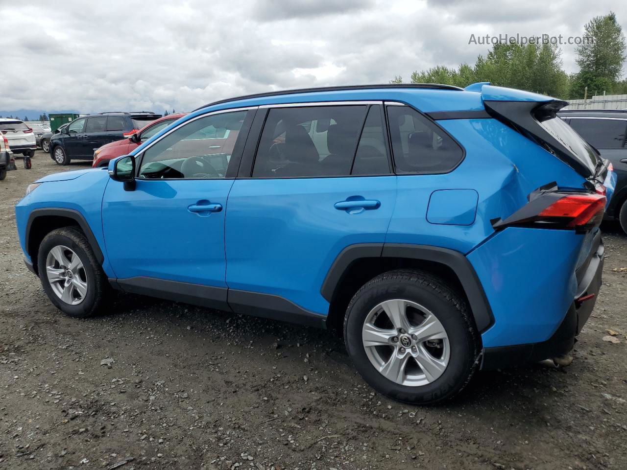 2021 Toyota Rav4 Xle Blue vin: 2T3P1RFV3MW210743