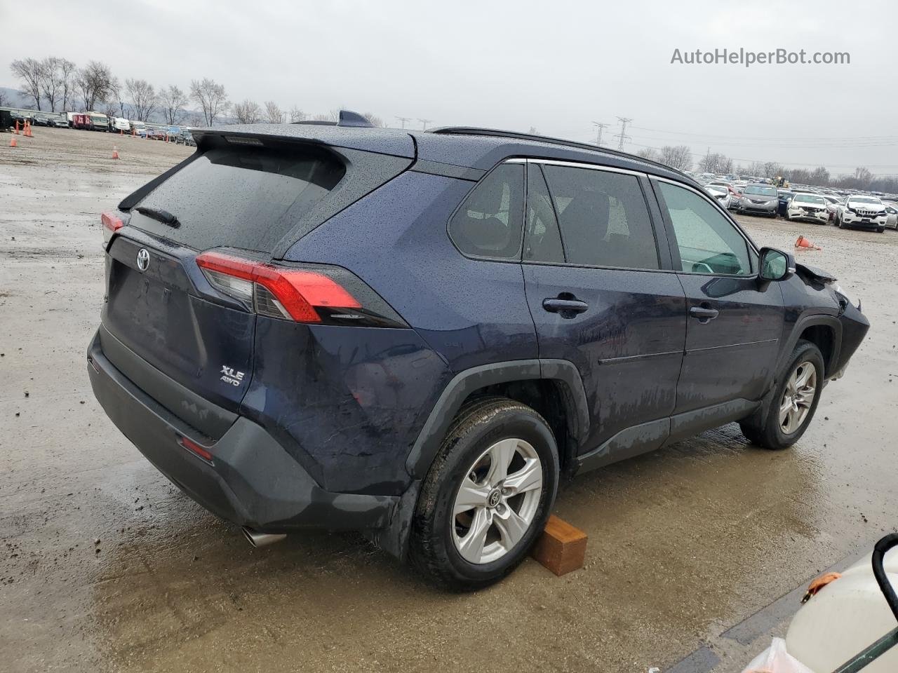 2021 Toyota Rav4 Xle Синий vin: 2T3P1RFV3MW216381